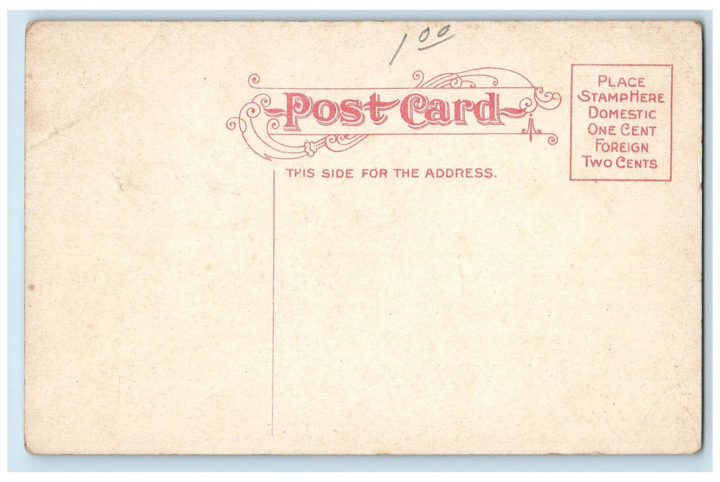 c1910s St. Philomena Catholic Church Exterior Scene Omaha Nebraska NE Postcard