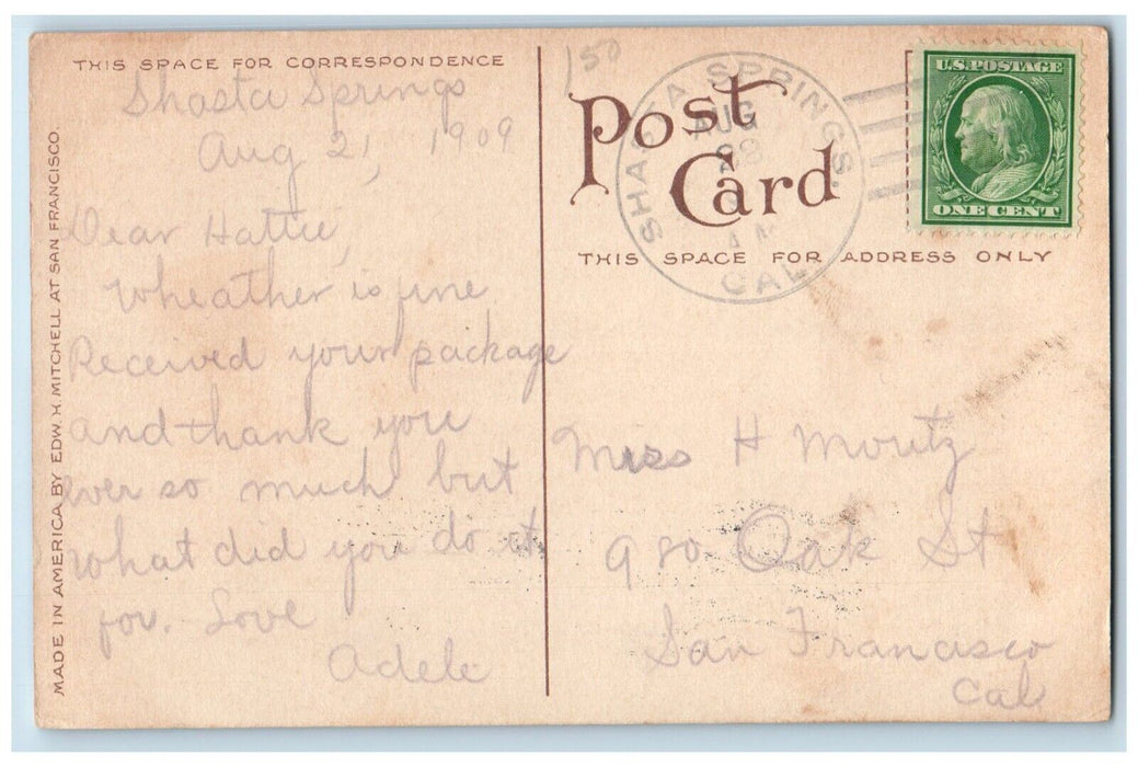 1909 Southern Pacific Broad Guage Ferry Terminal Oakland California CA Postcard