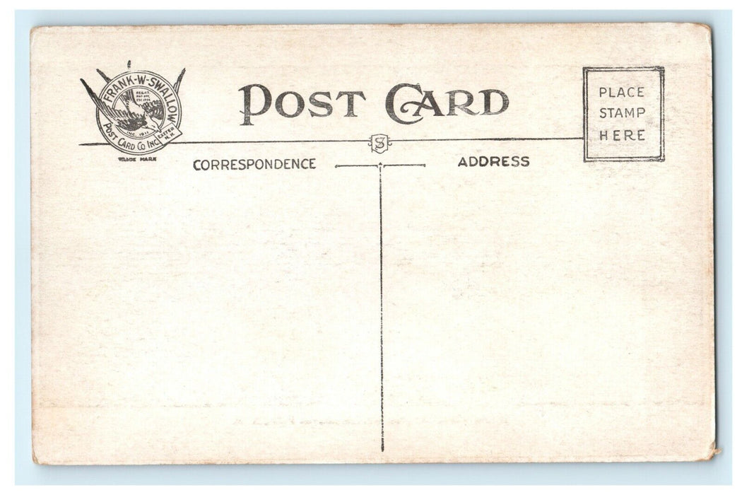1911 House Where Whittier Dead, Hampton Falls, New Hampshire NH Postcard