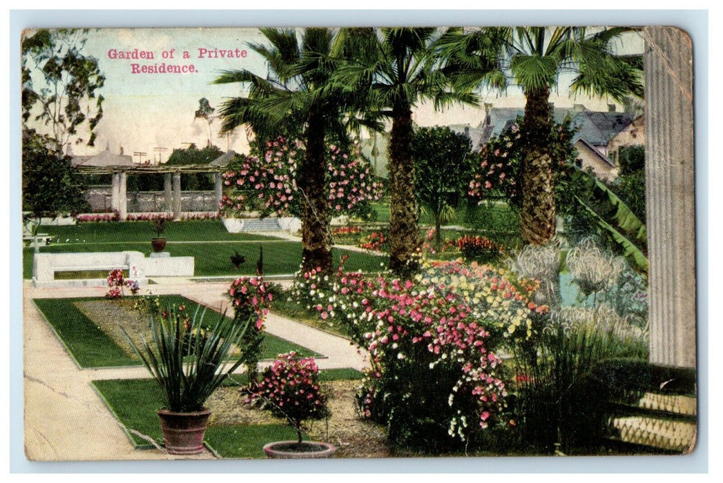 1913 House Garden Road Thousand Wonders Los Angeles CA San Francisco Postcard