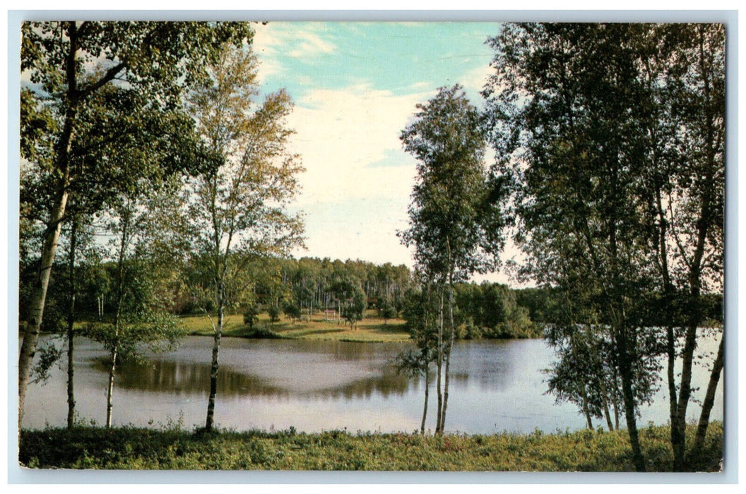 c1960's The Canadian Outdoors, Indian Lake Camp, Vermilion Bay Ontario Postcard