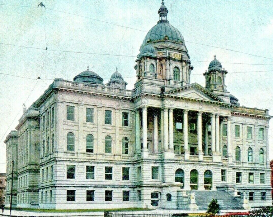 1907 The Court House Building Syracuse New York NY Posted Antique Postcard