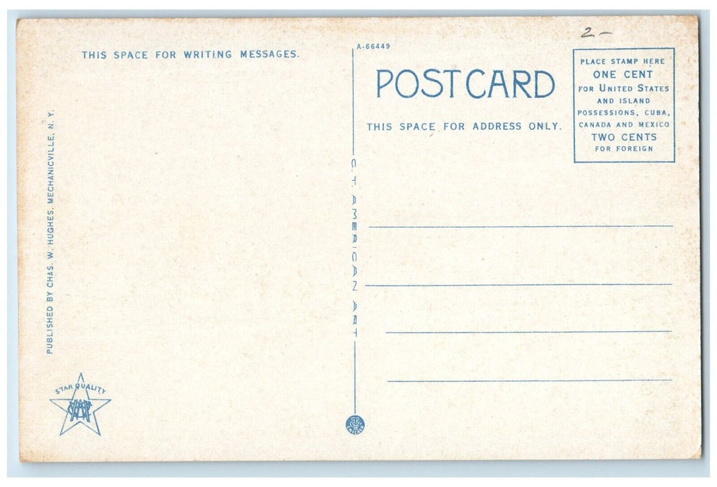 Shaker Village And Lebanon Trail Valley Mountain Top Massachusetts MA Postcard
