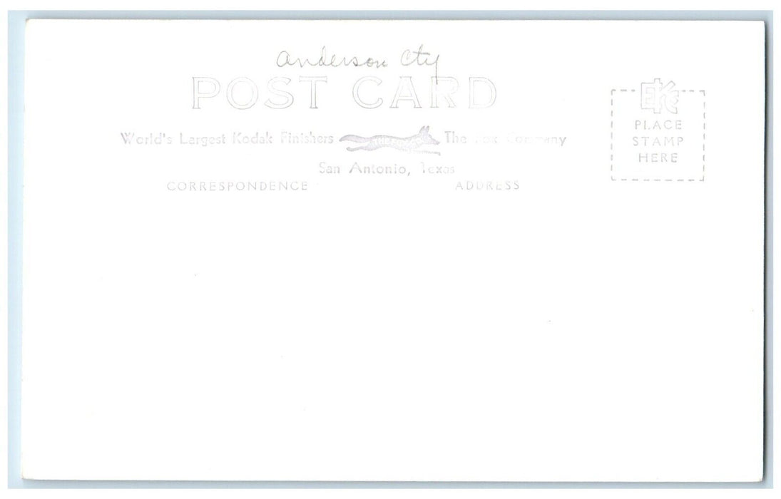 c1940's Post Office Palestine Texas TX RPPC Photo Unposted Postcard