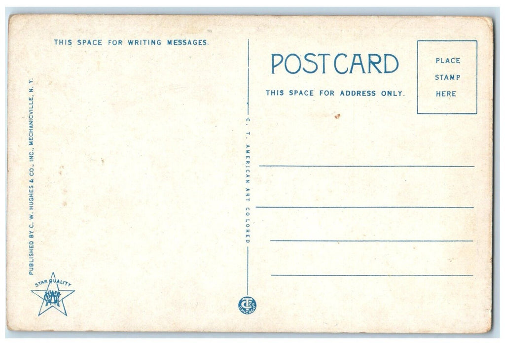c1930's View Of Jacob's Well Ladder Trail Massachusetts MA Vintage Postcard