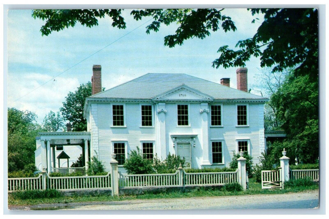 View Of Lady Pepperrell House (1760) Kittery Point Maine ME Vintage Postcard