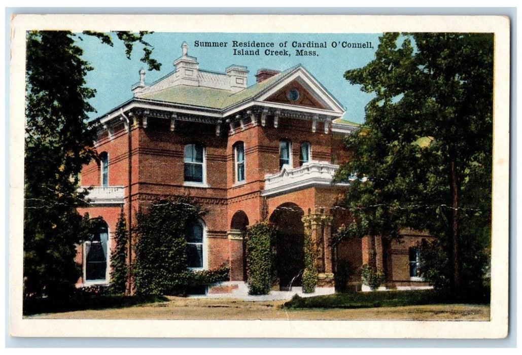 Summer Residence Of Cardinal O' Connell Island Creek Massachusetts MA Postcard