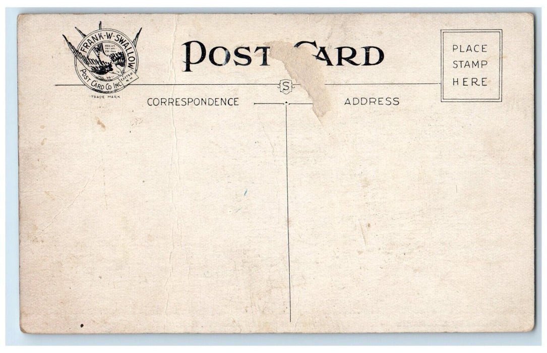 c1910 Monument Square Amherst Road New Hampshire Frank Swallow Vintage Postcard