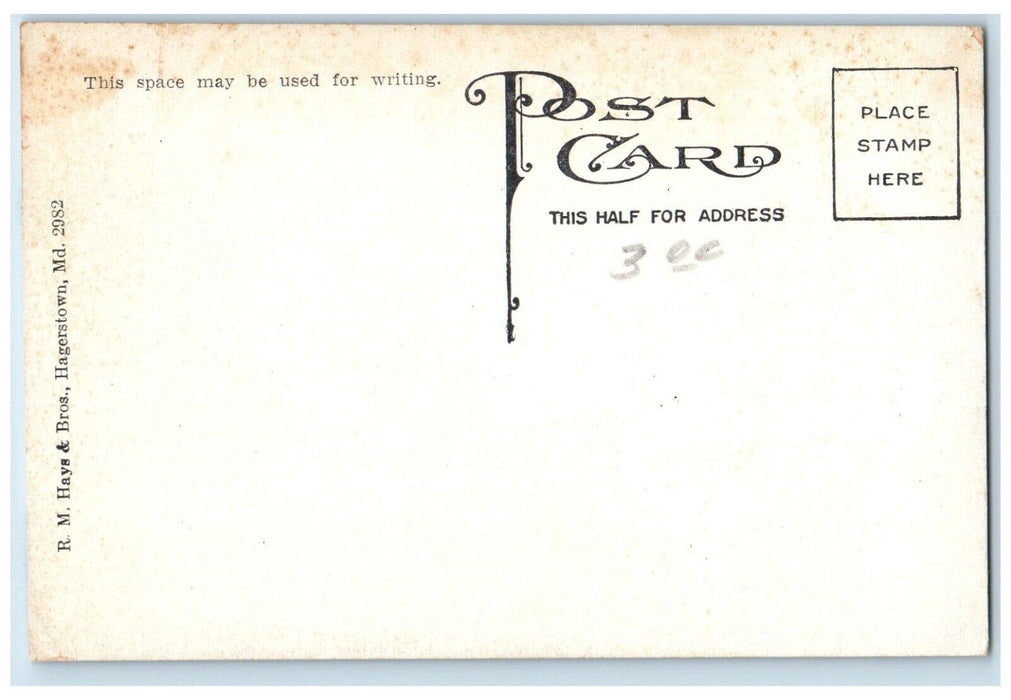 c1905 Maryland Monument Dunkard Church Antietam Battlefield MD Vintage Postcard