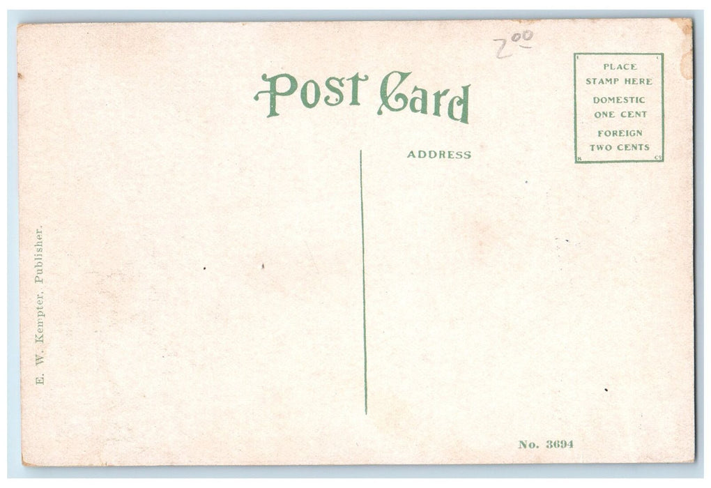 c1950 General US Grant's House Before War Building Galena Illinois IL Postcard