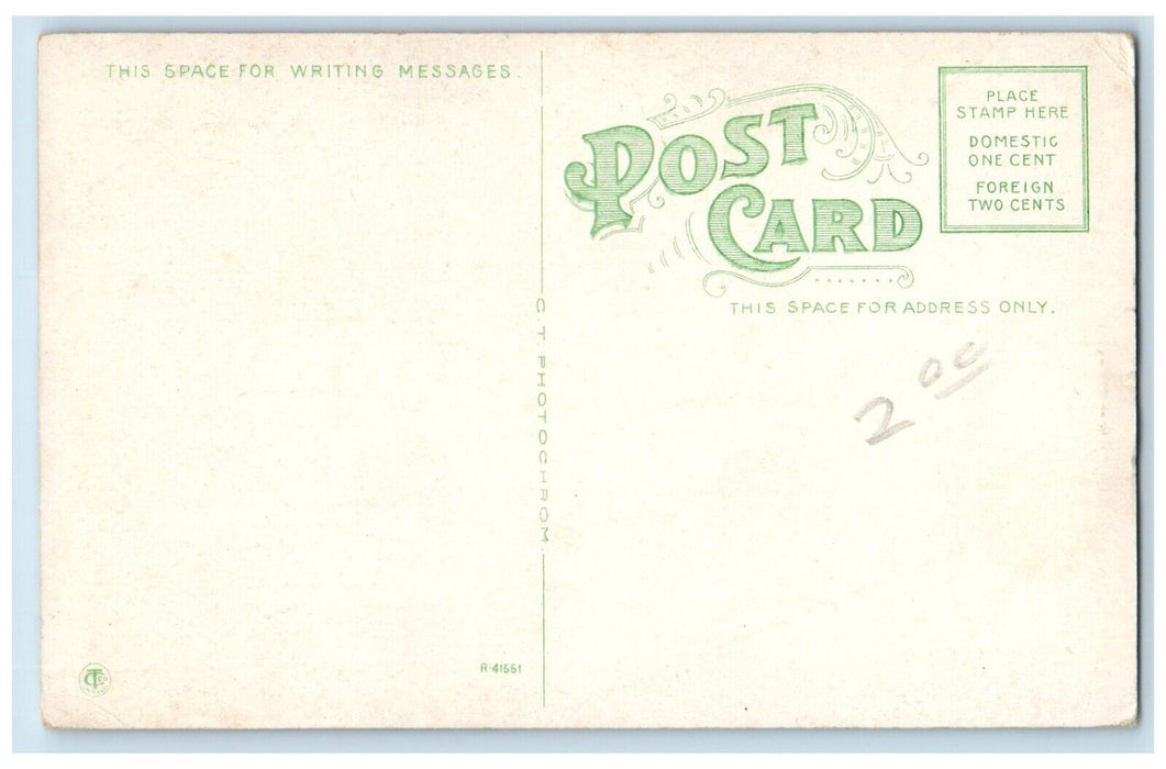 c1910 Exterior View First National Bank Cumberland Maryland MD Antique Postcard