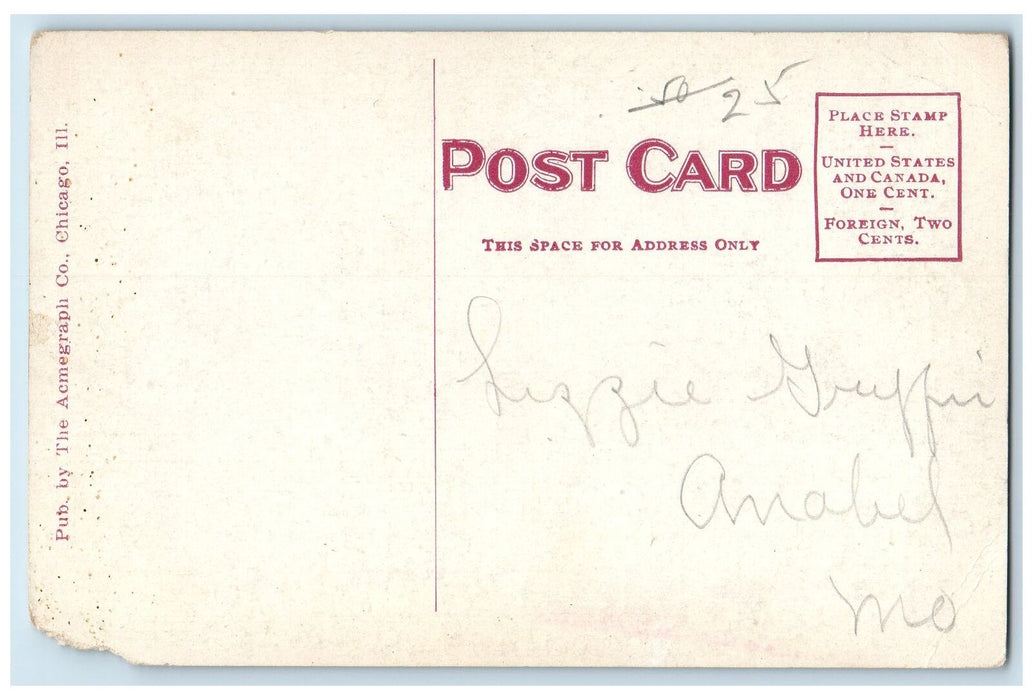 c1950's Post Office Westminster Presbyterian Church View Keokuk Iowa IA Postcard