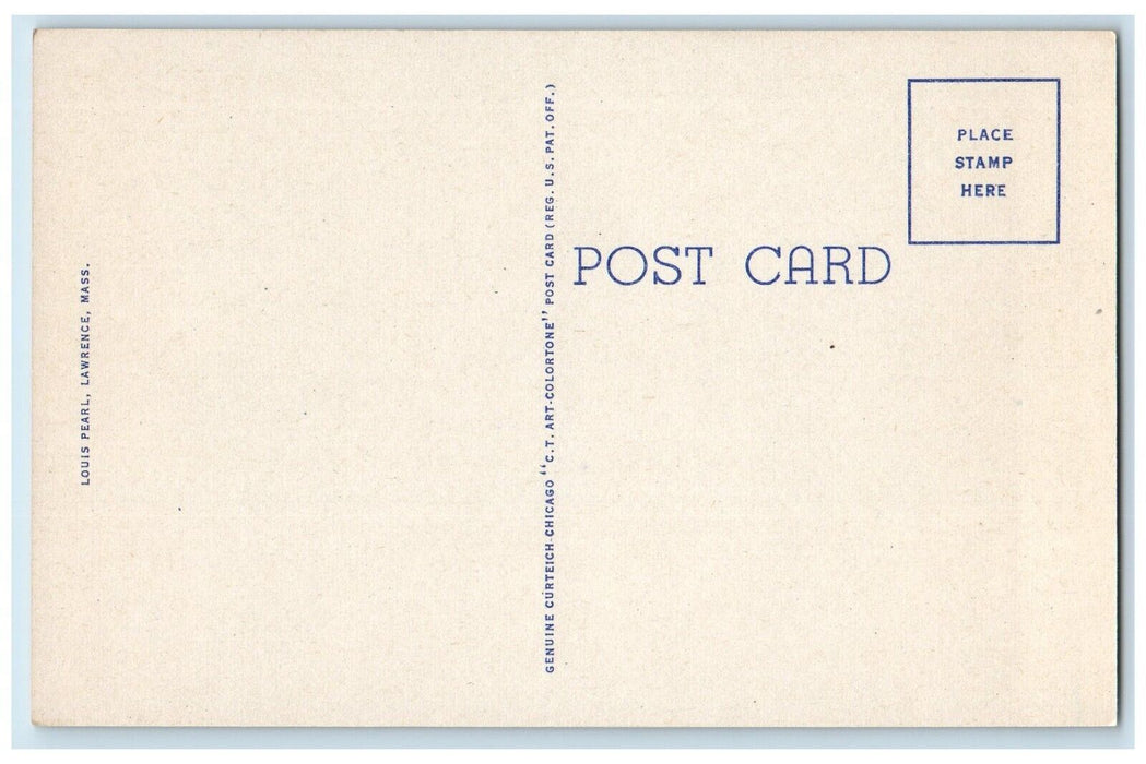 The Queen City Merrimac Valley High School Lawrence Massachusetts MA Postcard