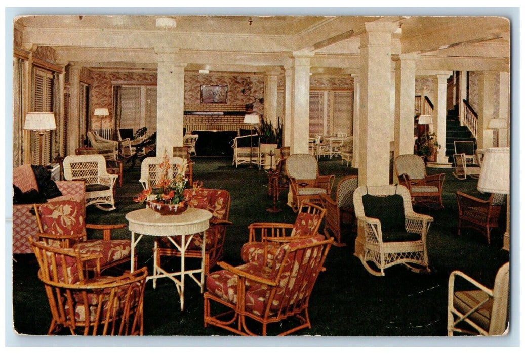 1962 Virginia Inn On Lake Osceola Winter Park Florida FL, Hartford CT Postcard