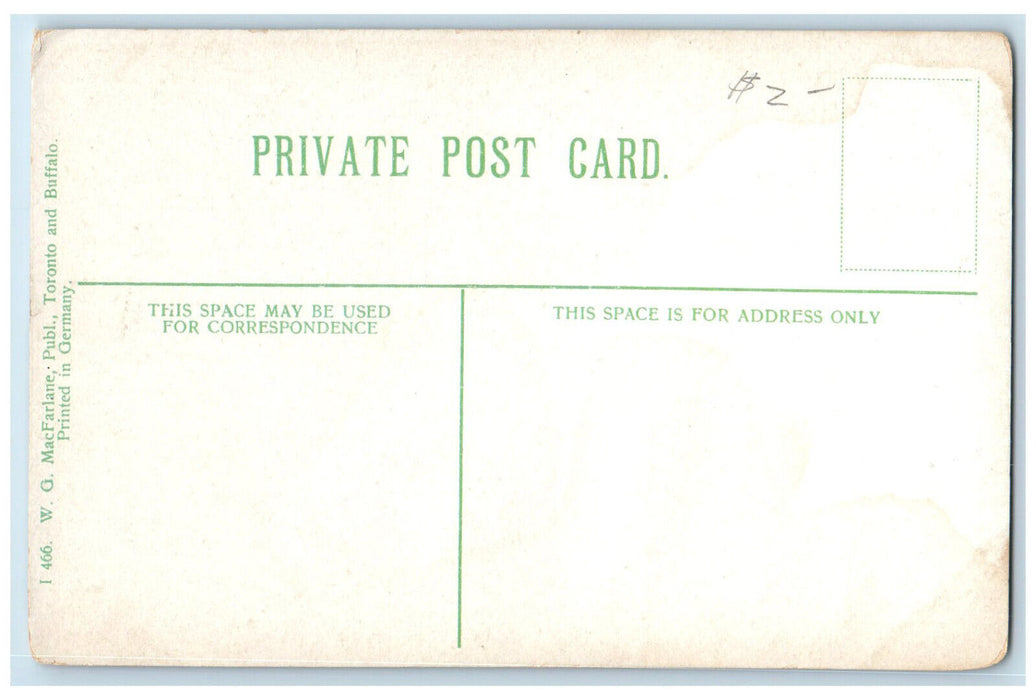 c1910 Chateau De Ramezay Montreal Quebec Canada Antique Unposted Postcard