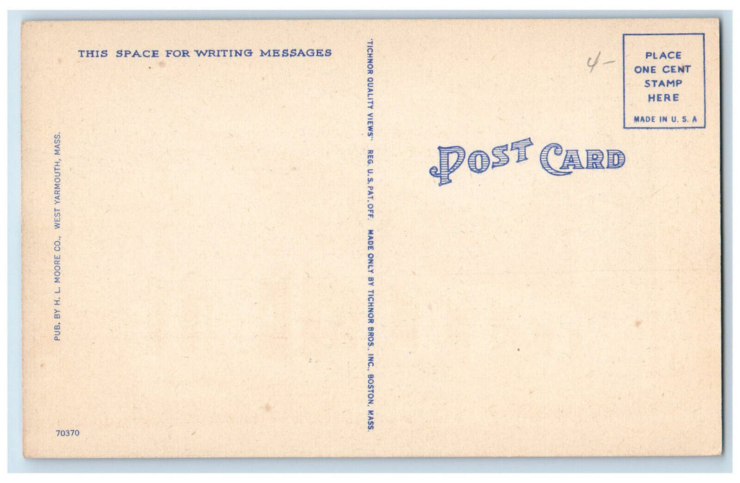 c1950's Our Lady Star of the Sea Catholic Church Onset Massachusetts MA Postcard