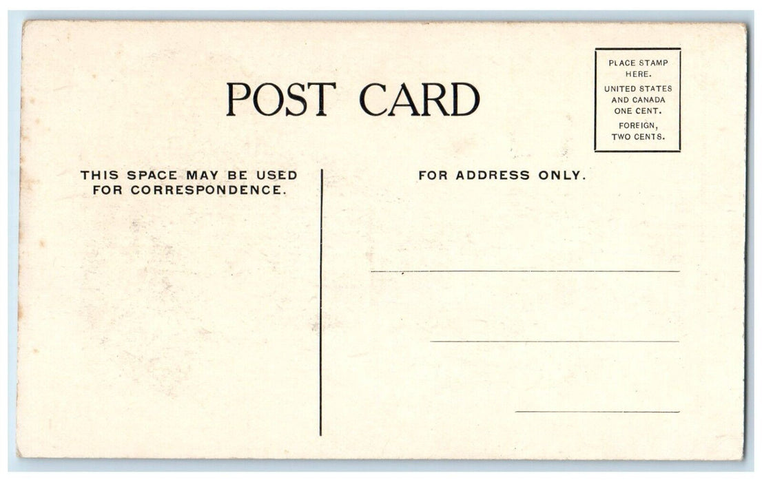 c1910's The Hamilton King Girl Big Hat Chicago Illinois IL Antique Postcard