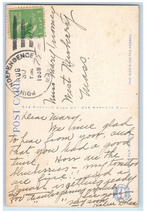 1939 St. Mary's Catholic Church Onset Massachusetts MA Vintage Postcard