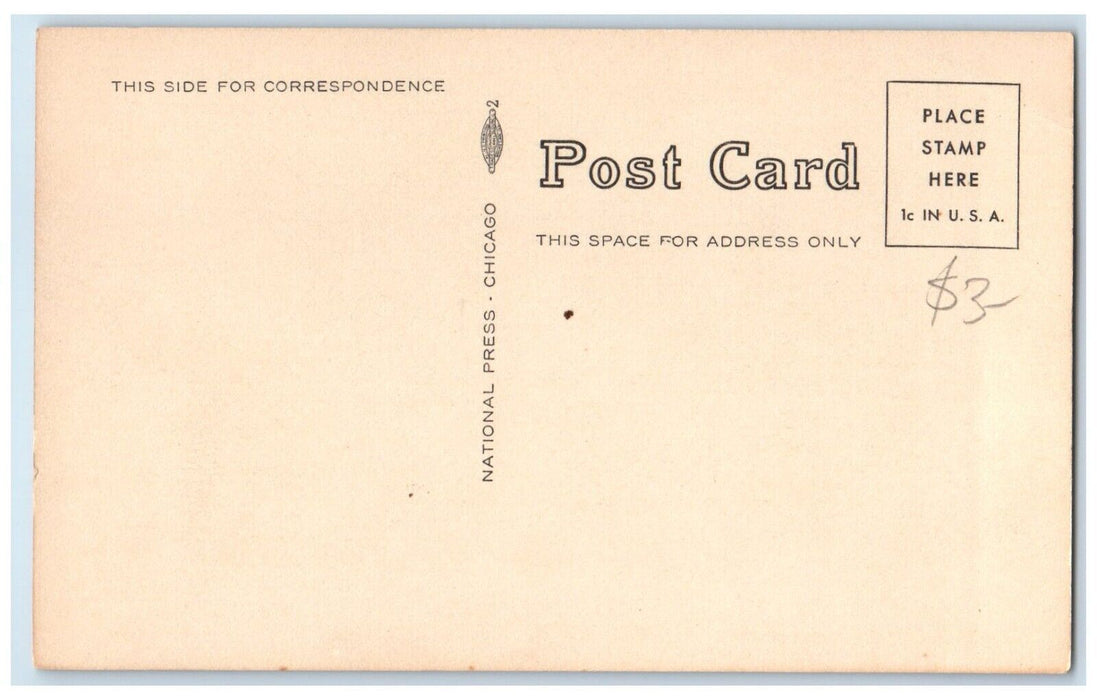 c1940 Battaile Apartments Fifth Ave. Exterior St. Petersburg Florida FL Postcard