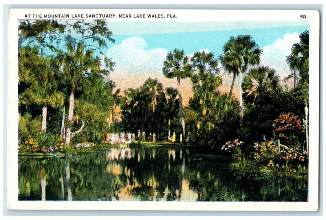 c1920 Mountain Lake Sanctuary Near River Bok Tower Lake Wales Florida Postcard