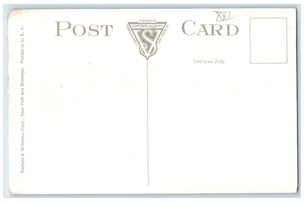 c1920's Y.M.C.A. Building Camp Devens Ayer Massachusetts MA Antique Postcard