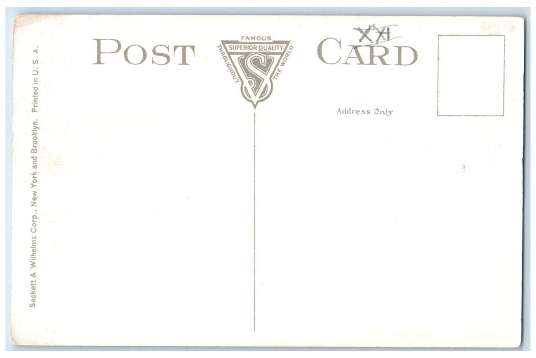 c1930's Officers Quarters Camp Devens Ayer Massachusetts MA Postcard