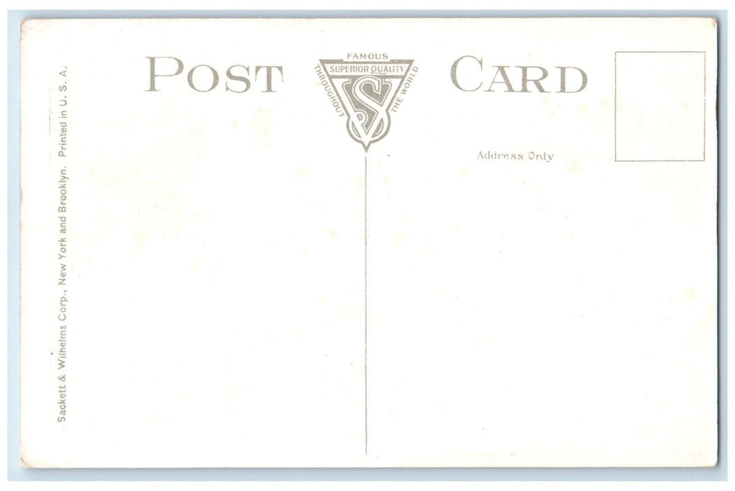 c1930's Major General Hodges & Staff Camp Devens Ayer Massachusetts MA Postcard
