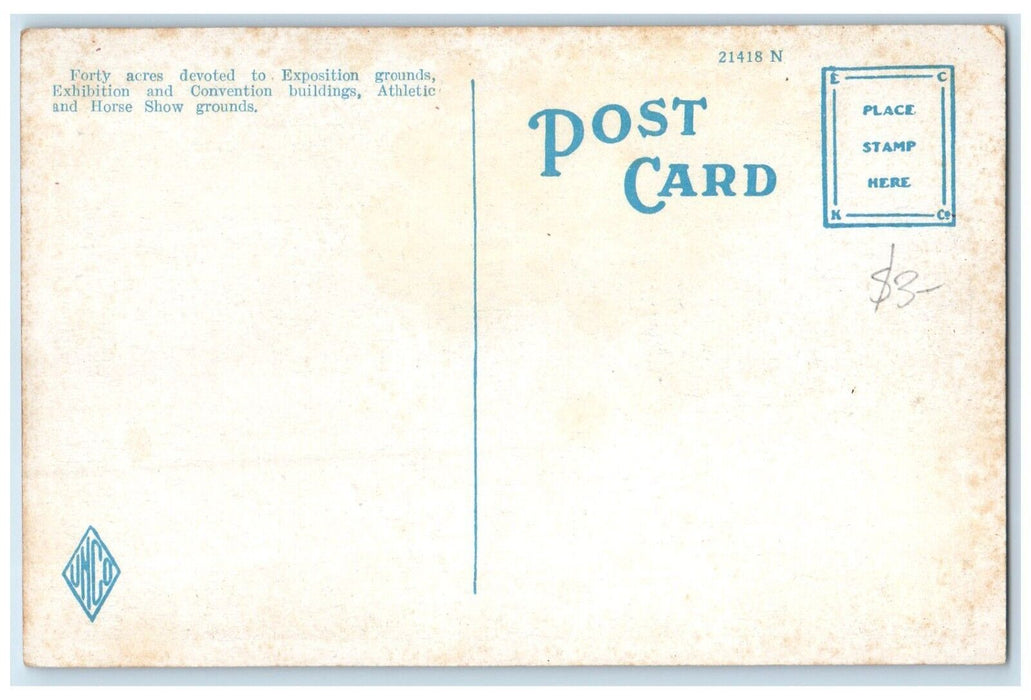 c1920 Band Stand Edgerton Park Exterior Building Rochester New York NY Postcard