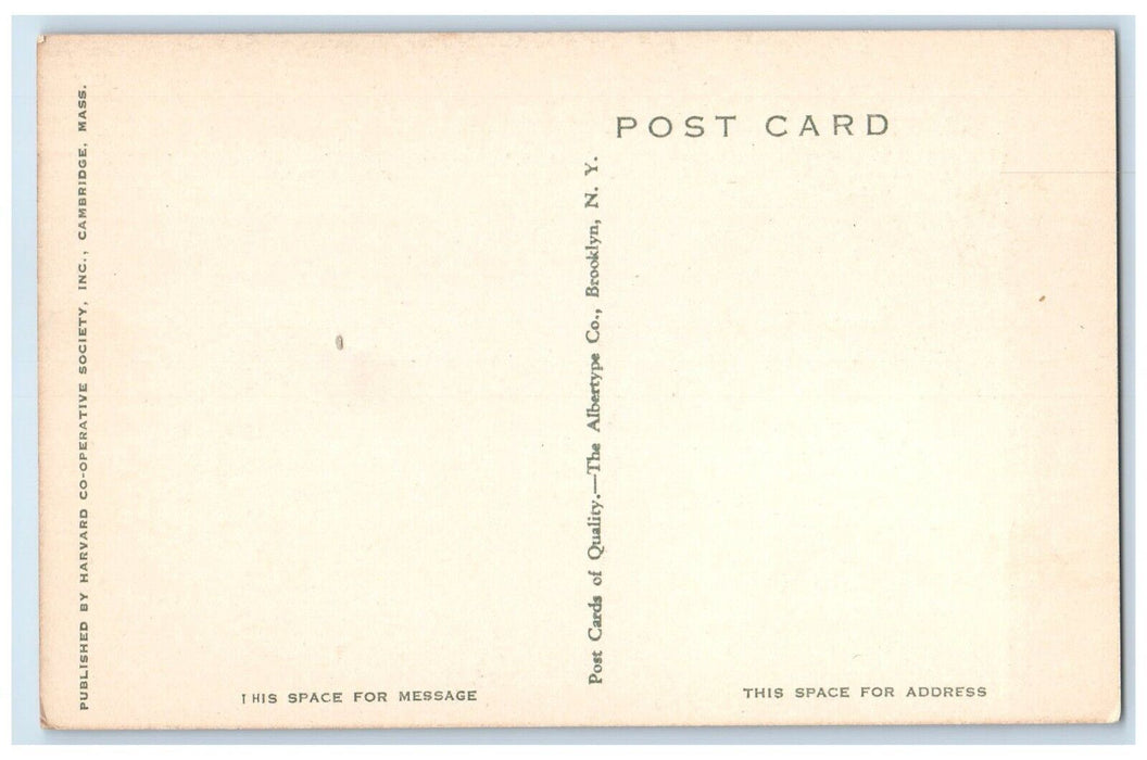 c1940 Front View Library Radcliffe College Cambridge Massachusetts MA Postcard
