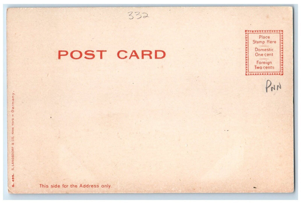 c1905 St. Vincent Hospital Worcester Massachusetts MA Unposted Antique Postcard