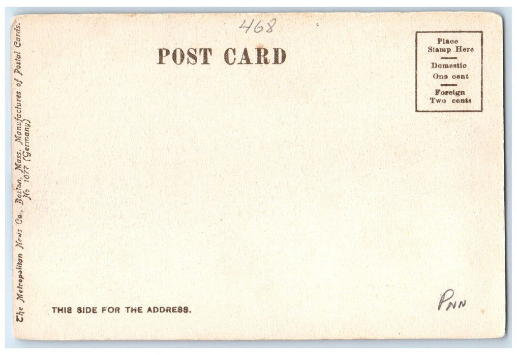 c1905 View Of Gallow's Hill Salem Massachusetts MA Unposted Antique Postcard