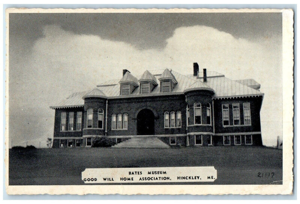 c1940 Bates Museum Good Will Home Association Hinckley Maine ME Vintage Postcard