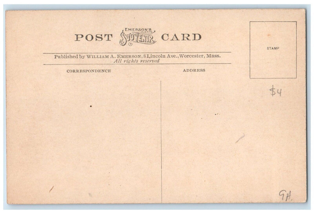c1940 Summit House Wachusett Mountain Princeton Massachusetts Souvenir Postcard