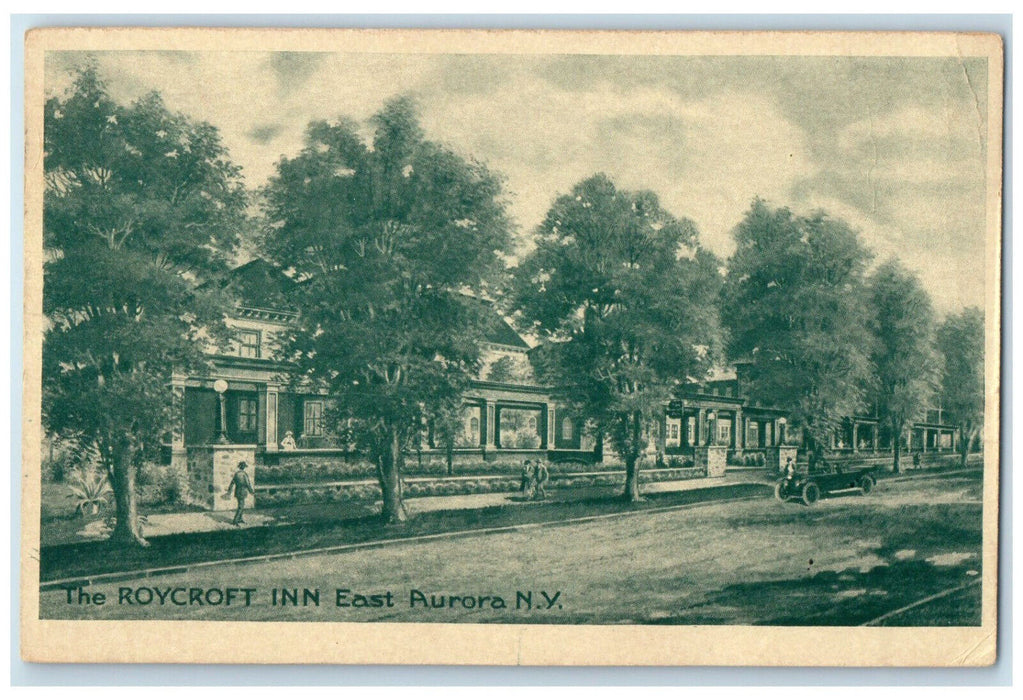 1918 The Roycroft Inn East Aurora New York NY Posted Antique PMC Postcard