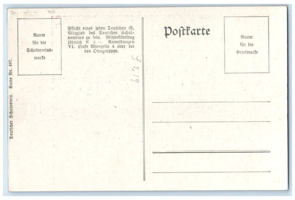 c1920's Johan Joseph Albert Opera Ekkehart Austria Number 5 Vintage Postcard