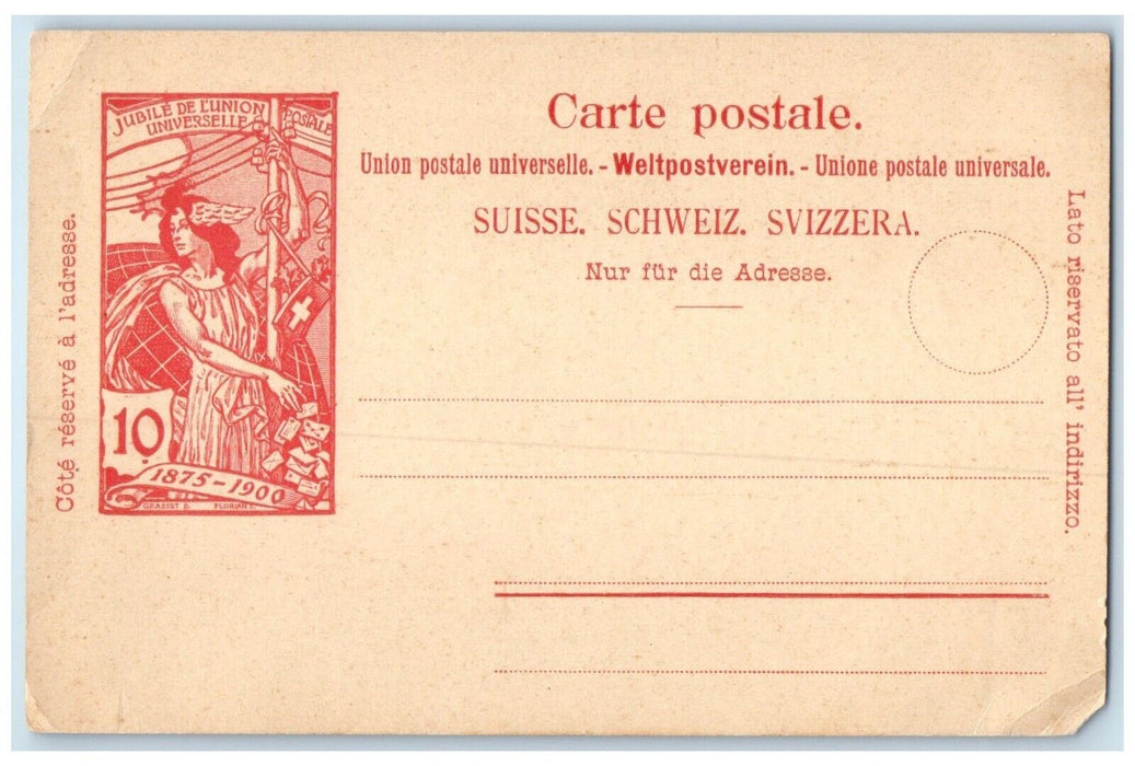 c1905 Jubile De L'Union Lausanne Switzerland, Grasset D. Florians Postcard