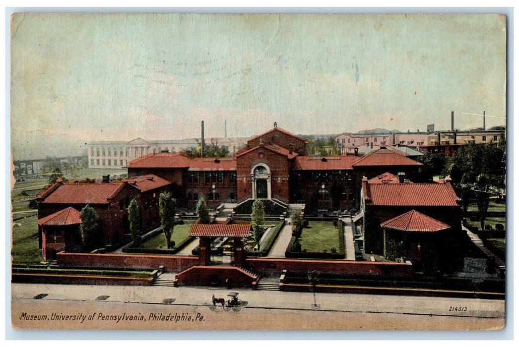 1912 Museum University of Philadelphia Pennsylvania PA Antique Postcard