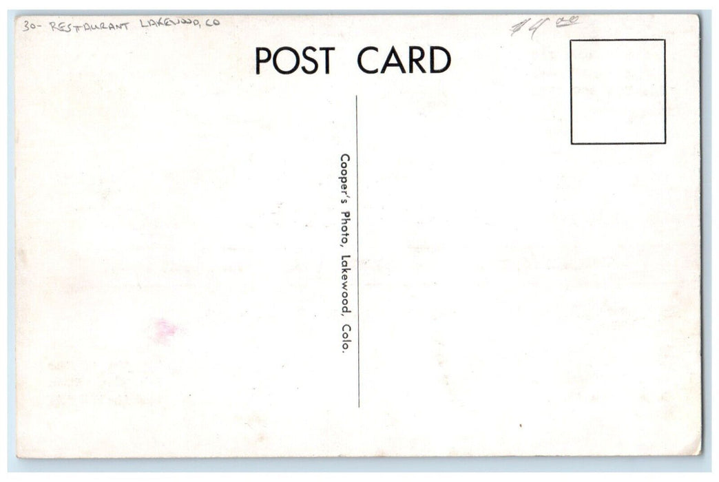 Westward Ho House Restaurant Lakewood California CA Advertising Postcard