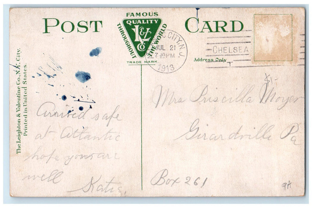 1913 RC Cathedral 18th and Race Streets Philadelphia Pennsylvania PA Postcard