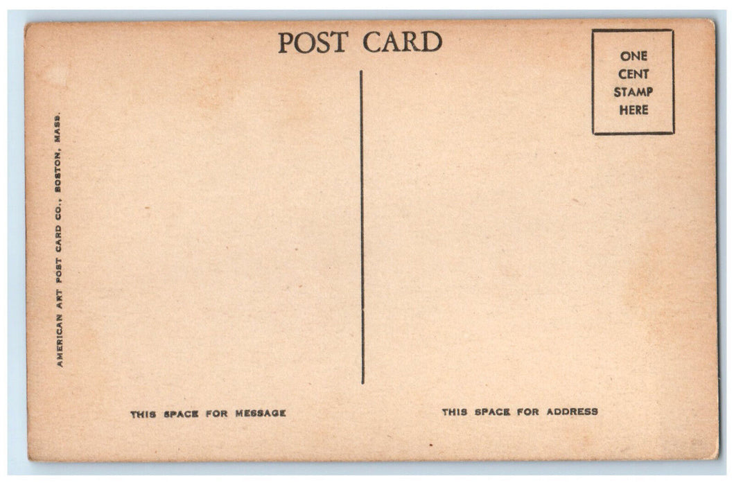 c1940's Wentworth-By-The-Sea Little Harbor Naval Prison Portsmouth NH Postcard