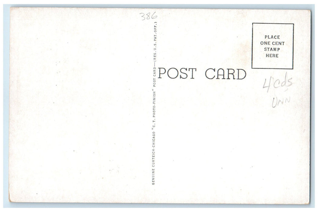 c1920's Pile Hall State Teachers College Wayne Nebraska NE Antique Postcard