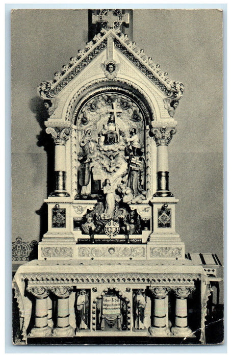 c1940's Poor All Souls Altar Saint Michael Church Chicago Illinois IL Postcard