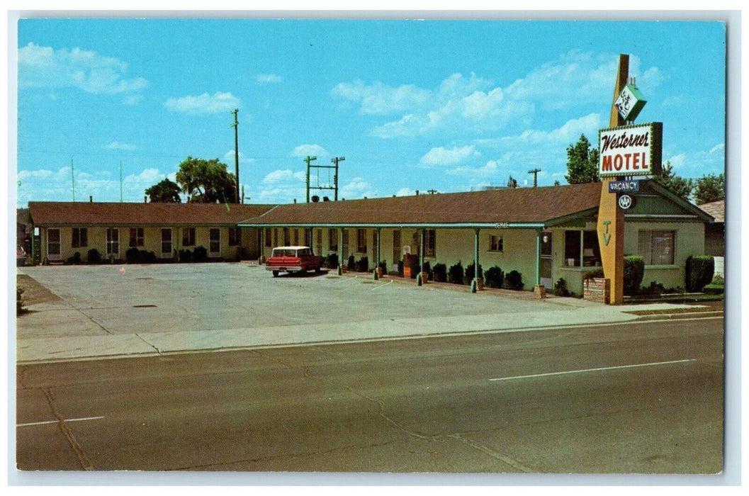 1969 Westerner Motel Car Roadside Williams Arizona AZ Posted Vintage Postcard