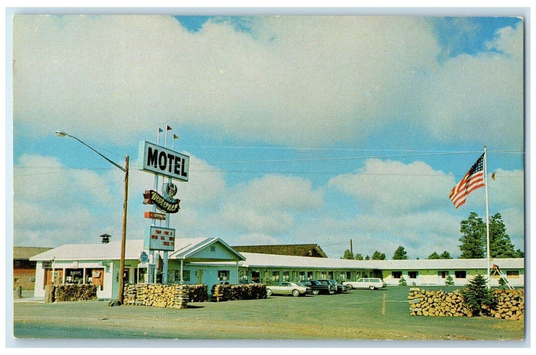 Duffy's Westerner Motel Roadside Cars Show Low Arizona AR Vintage Postcard