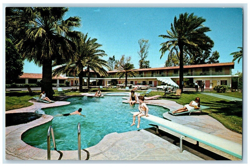 1967 Desert Star Motor Hotel And Swimming Pool Phoenix Arizona AZ Postcard