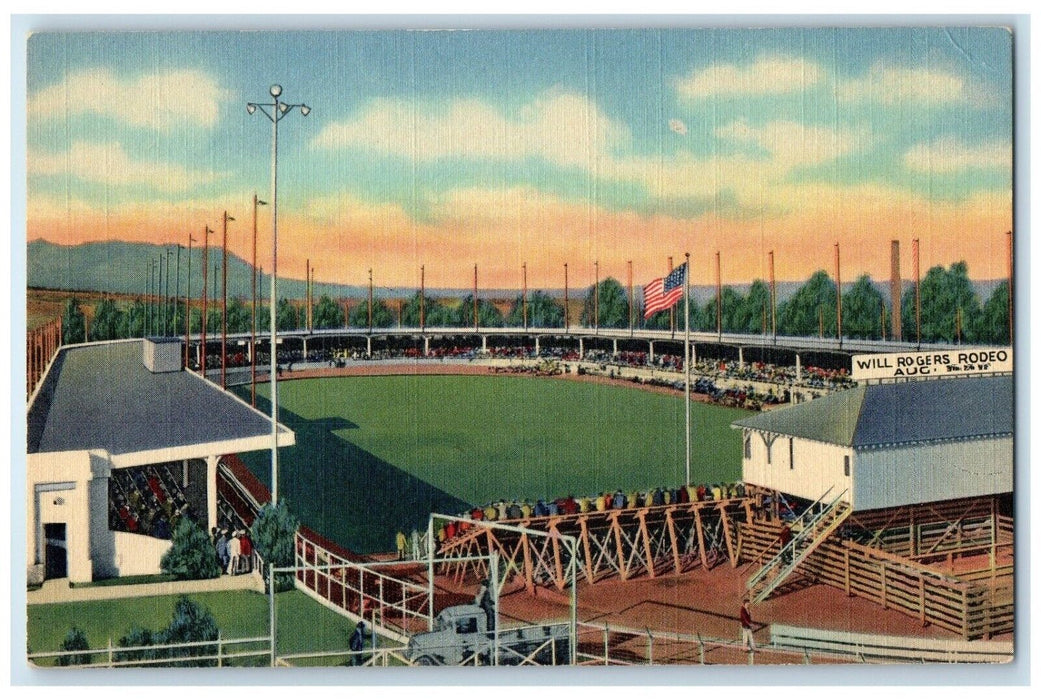 c1930's Spencer Penrose Stadium Rogers Rodeo Colorado Springs CO Postcard