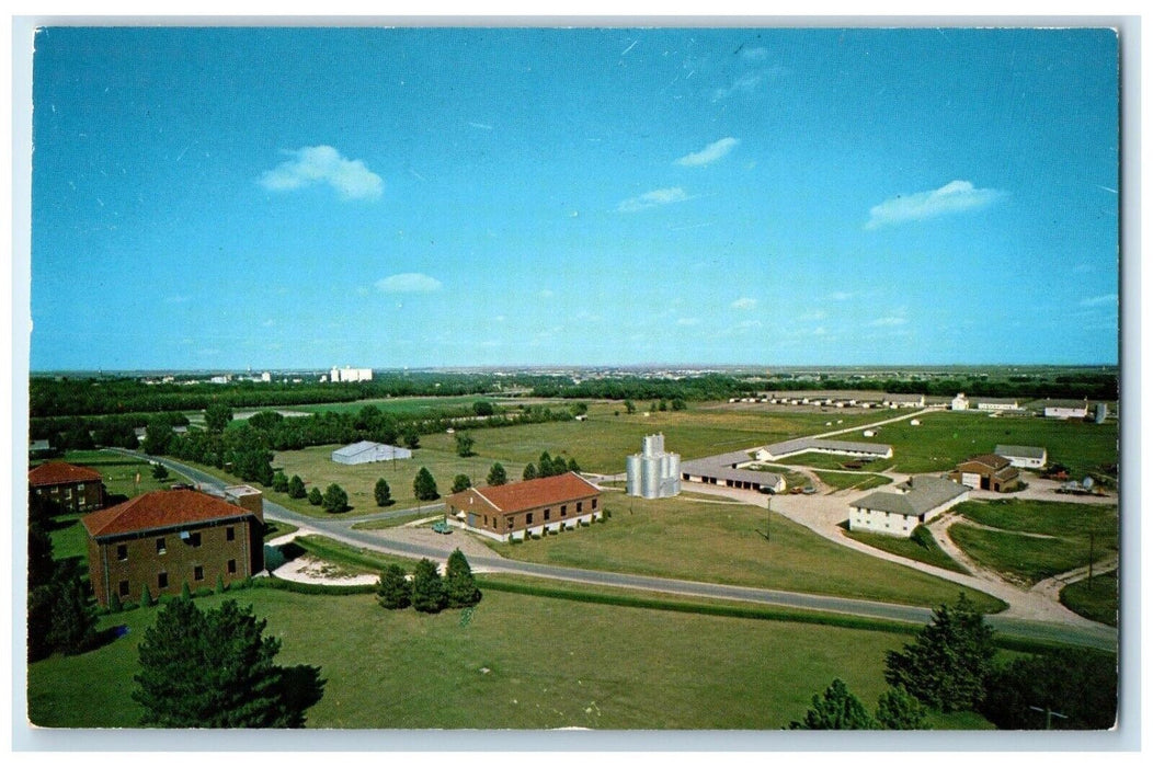 1960 Fort Hays Experiment Station University Military Field Hays Kansas Postcard