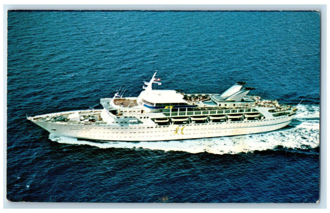 1975 M/S Southward Norwegian Carribean Lines Registered in Norway Postcard