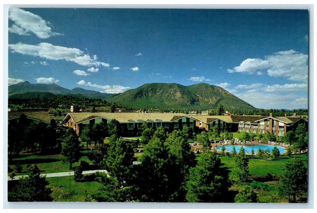 c1960's Little America Hotel And Swimming Pool Flagstaff Arizona AZ Postcard