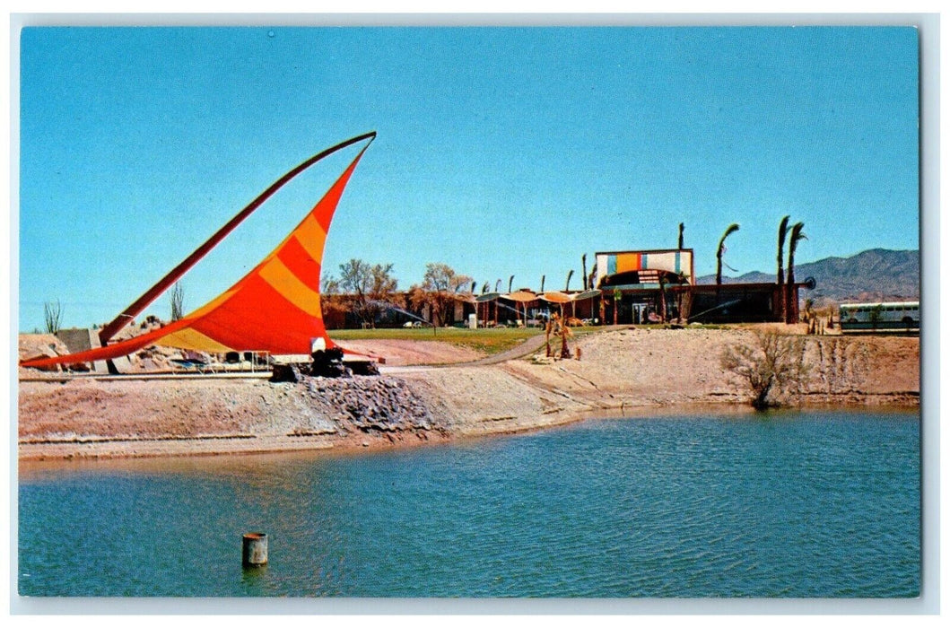 c1950's View Of Lake Havasu Hotel Lake Havasu City Arizona AZ Vintage Postcard